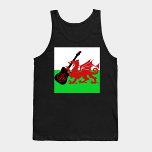 Welsh Dragon Electric Guitar Tank Top